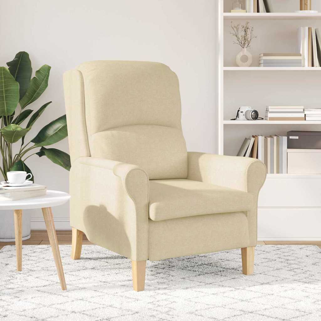 Fauteuil Crème Stof is nu te koop bij PeponiXL, paradijselijk wonen!