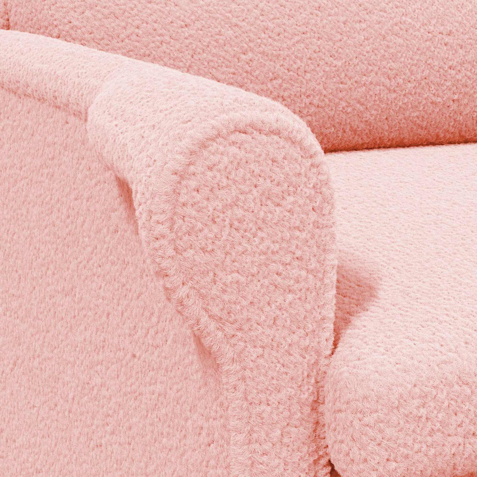 Fauteuil Roze Zachte Sherpa stof is nu te koop bij PeponiXL, paradijselijk wonen!