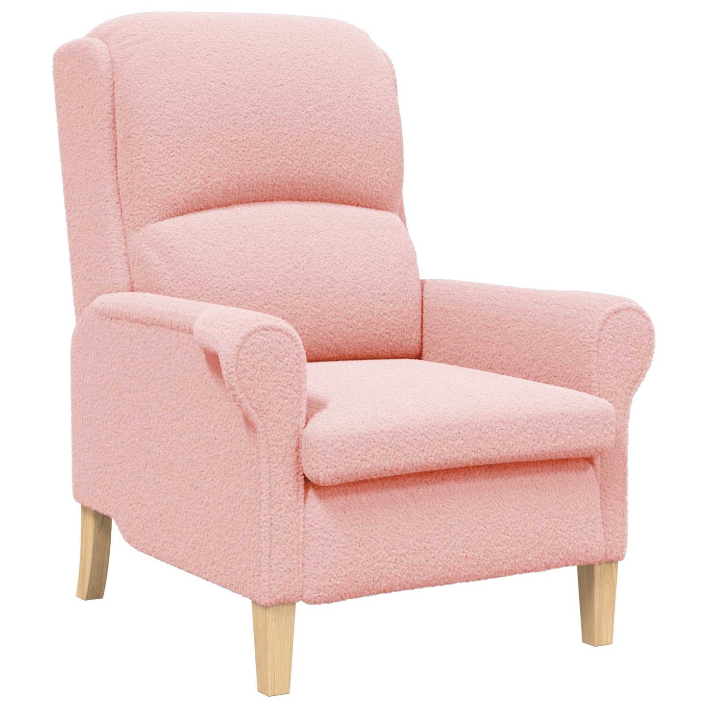Fauteuil Roze Zachte Sherpa stof is nu te koop bij PeponiXL, paradijselijk wonen!