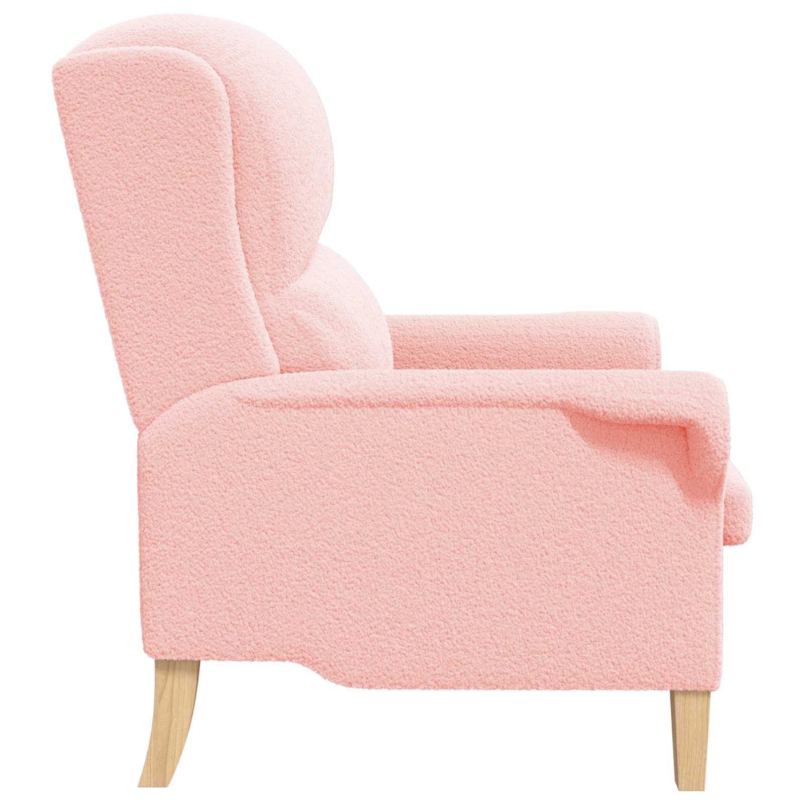Fauteuil Roze Zachte Sherpa stof is nu te koop bij PeponiXL, paradijselijk wonen!