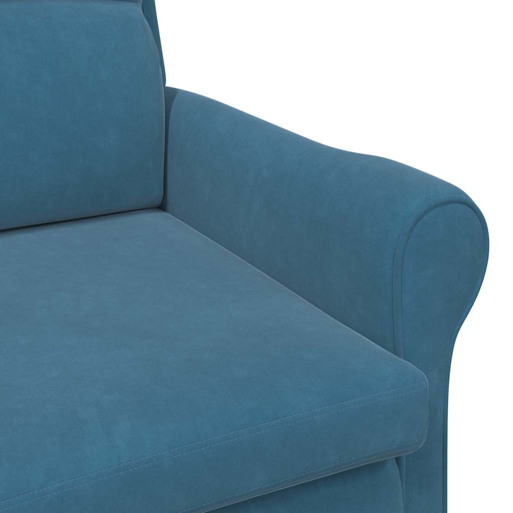 Fauteuil Blauw Fluweel is nu te koop bij PeponiXL, paradijselijk wonen!
