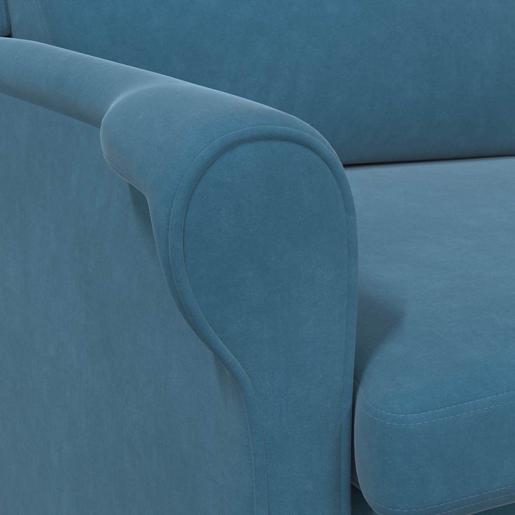 Fauteuil Blauw Fluweel is nu te koop bij PeponiXL, paradijselijk wonen!