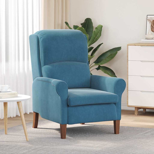 Fauteuil Blauw Fluweel is nu te koop bij PeponiXL, paradijselijk wonen!