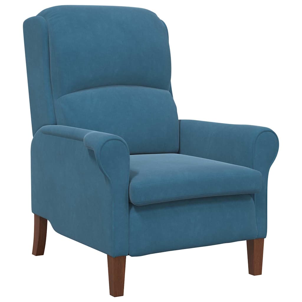 Fauteuil Blauw Fluweel is nu te koop bij PeponiXL, paradijselijk wonen!