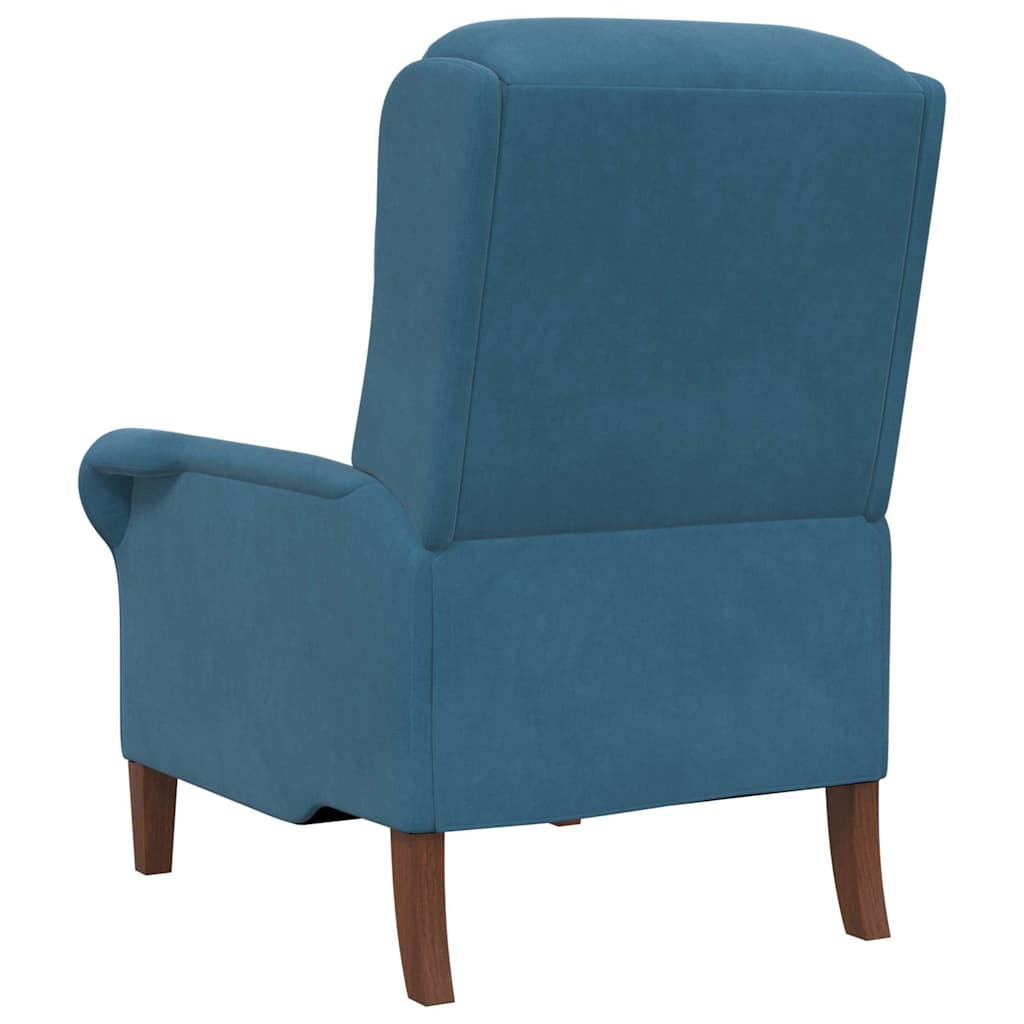 Fauteuil Blauw Fluweel is nu te koop bij PeponiXL, paradijselijk wonen!