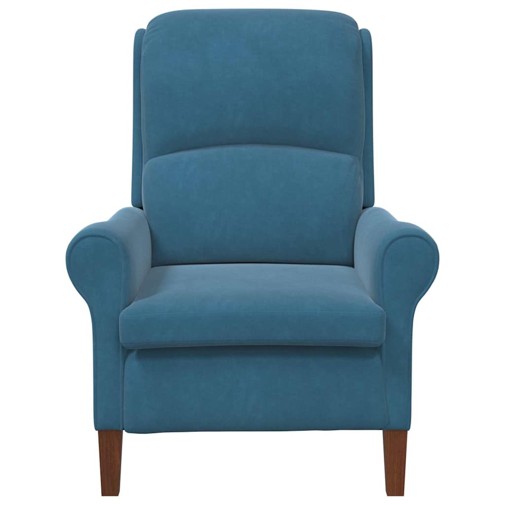 Fauteuil Blauw Fluweel is nu te koop bij PeponiXL, paradijselijk wonen!