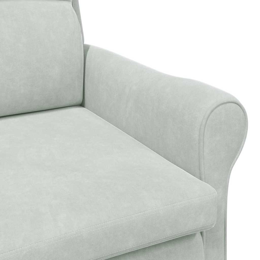 Fauteuil Lichtgrijs Fluweel is nu te koop bij PeponiXL, paradijselijk wonen!
