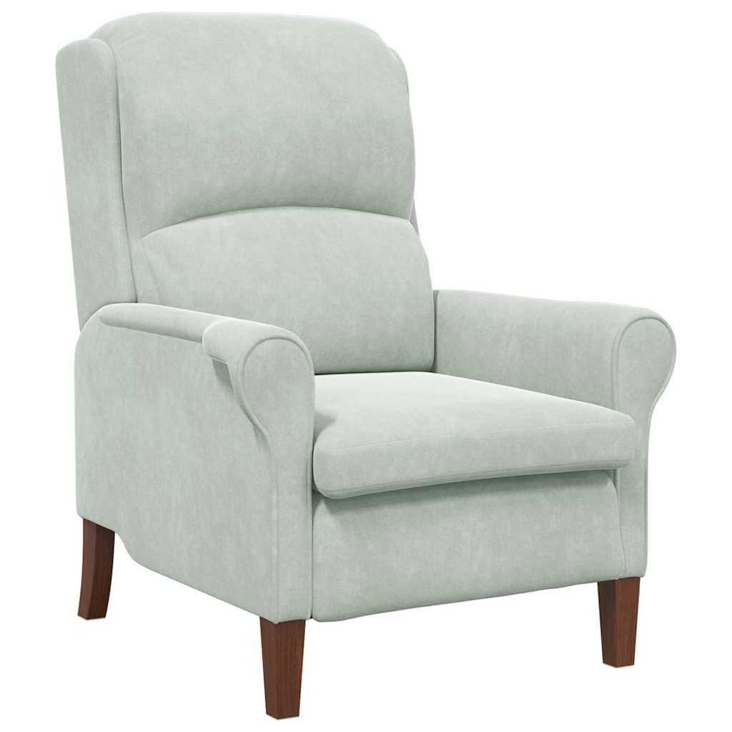 Fauteuil Lichtgrijs Fluweel is nu te koop bij PeponiXL, paradijselijk wonen!