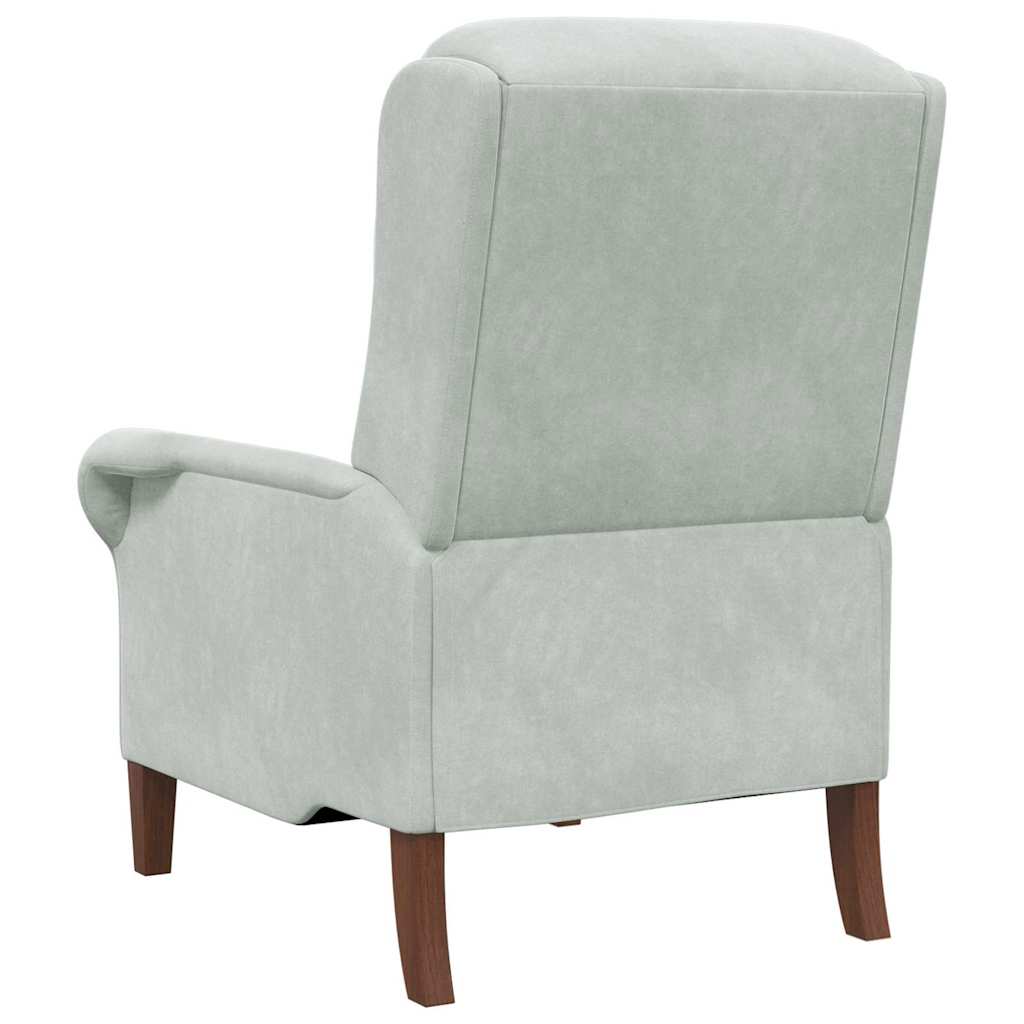 Fauteuil Lichtgrijs Fluweel is nu te koop bij PeponiXL, paradijselijk wonen!