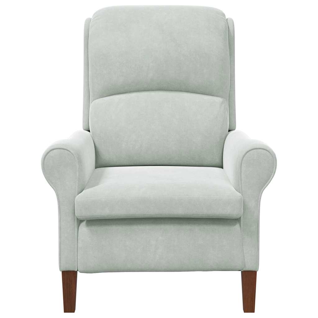Fauteuil Lichtgrijs Fluweel is nu te koop bij PeponiXL, paradijselijk wonen!