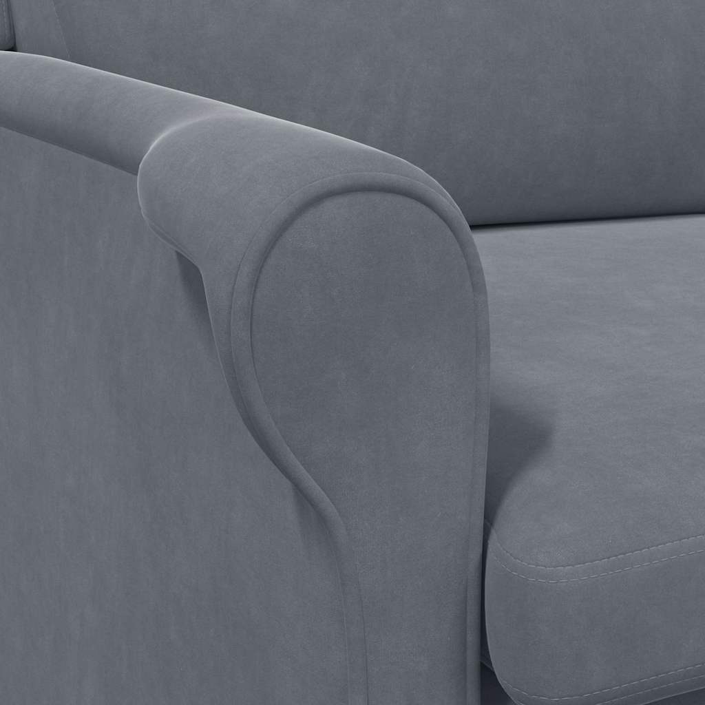 Fauteuil Donkergrijs Fluweel is nu te koop bij PeponiXL, paradijselijk wonen!