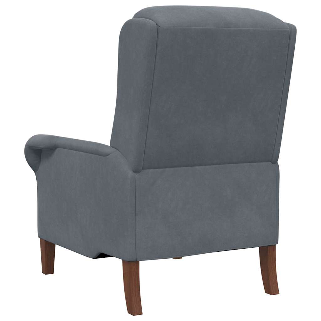Fauteuil Donkergrijs Fluweel is nu te koop bij PeponiXL, paradijselijk wonen!