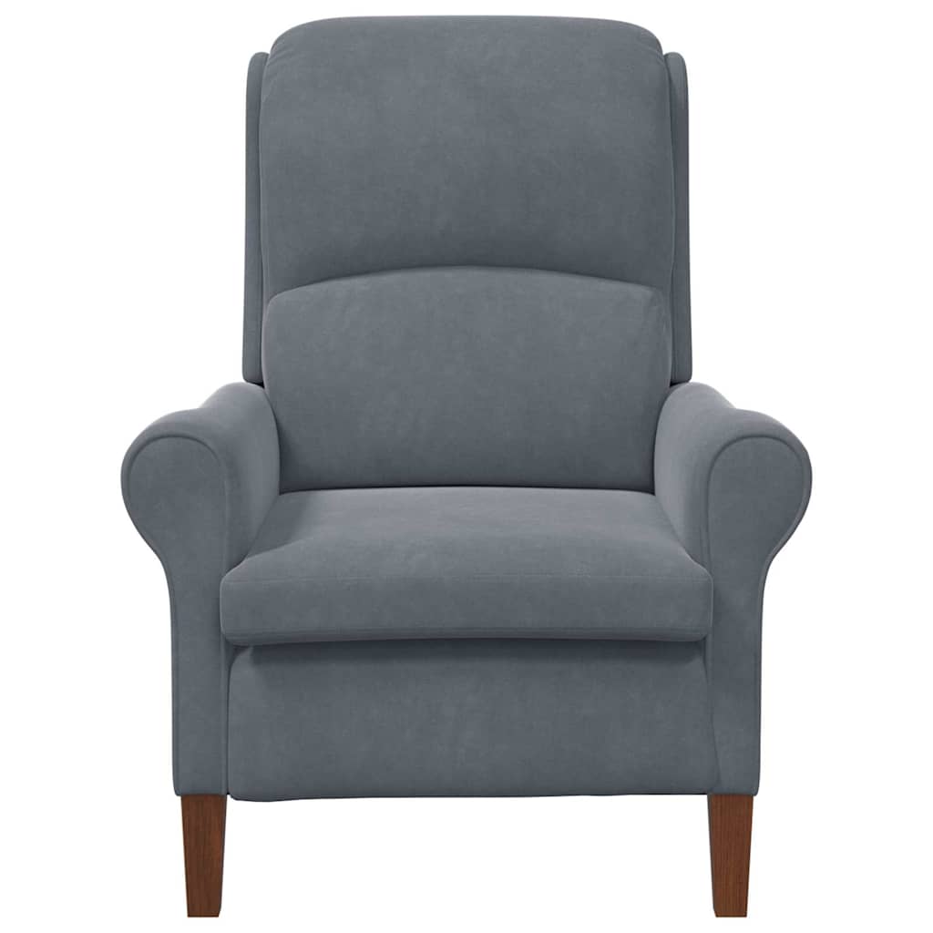 Fauteuil Donkergrijs Fluweel is nu te koop bij PeponiXL, paradijselijk wonen!