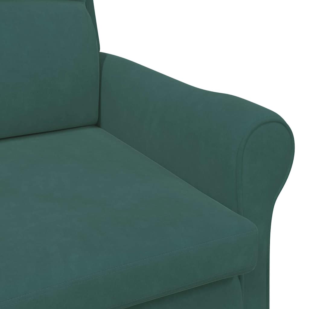 Fauteuil Donkergroen Fluweel is nu te koop bij PeponiXL, paradijselijk wonen!