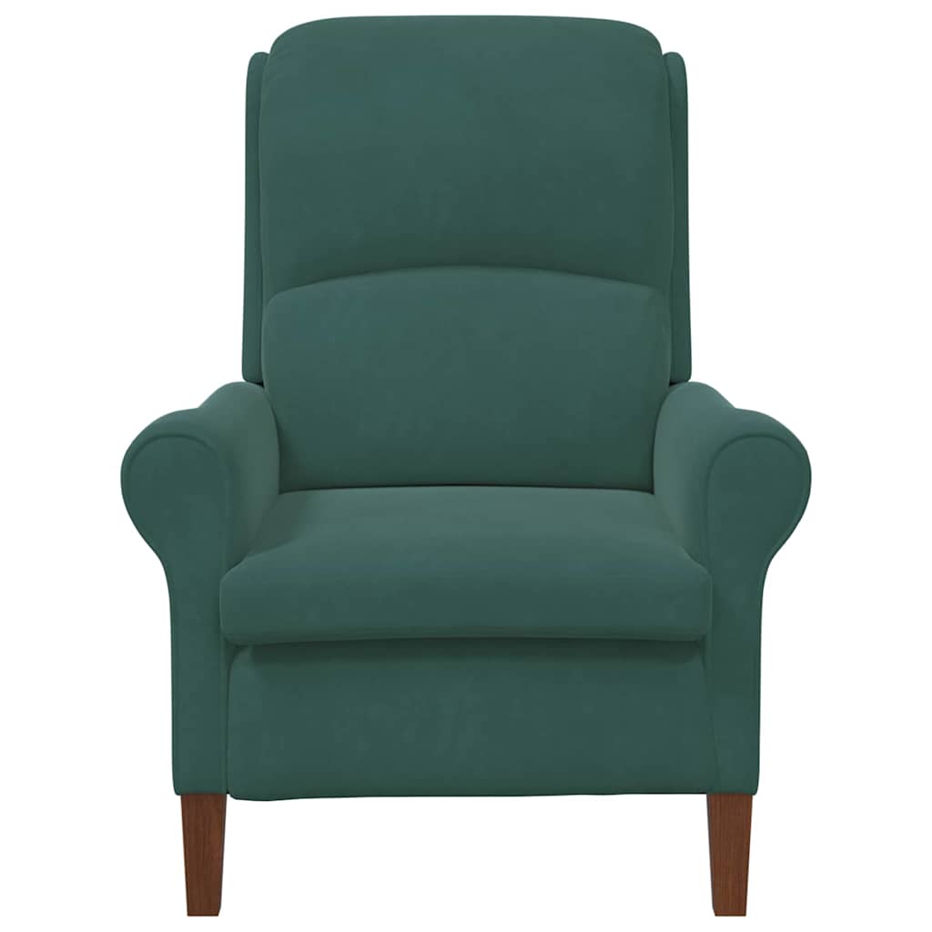 Fauteuil Donkergroen Fluweel is nu te koop bij PeponiXL, paradijselijk wonen!