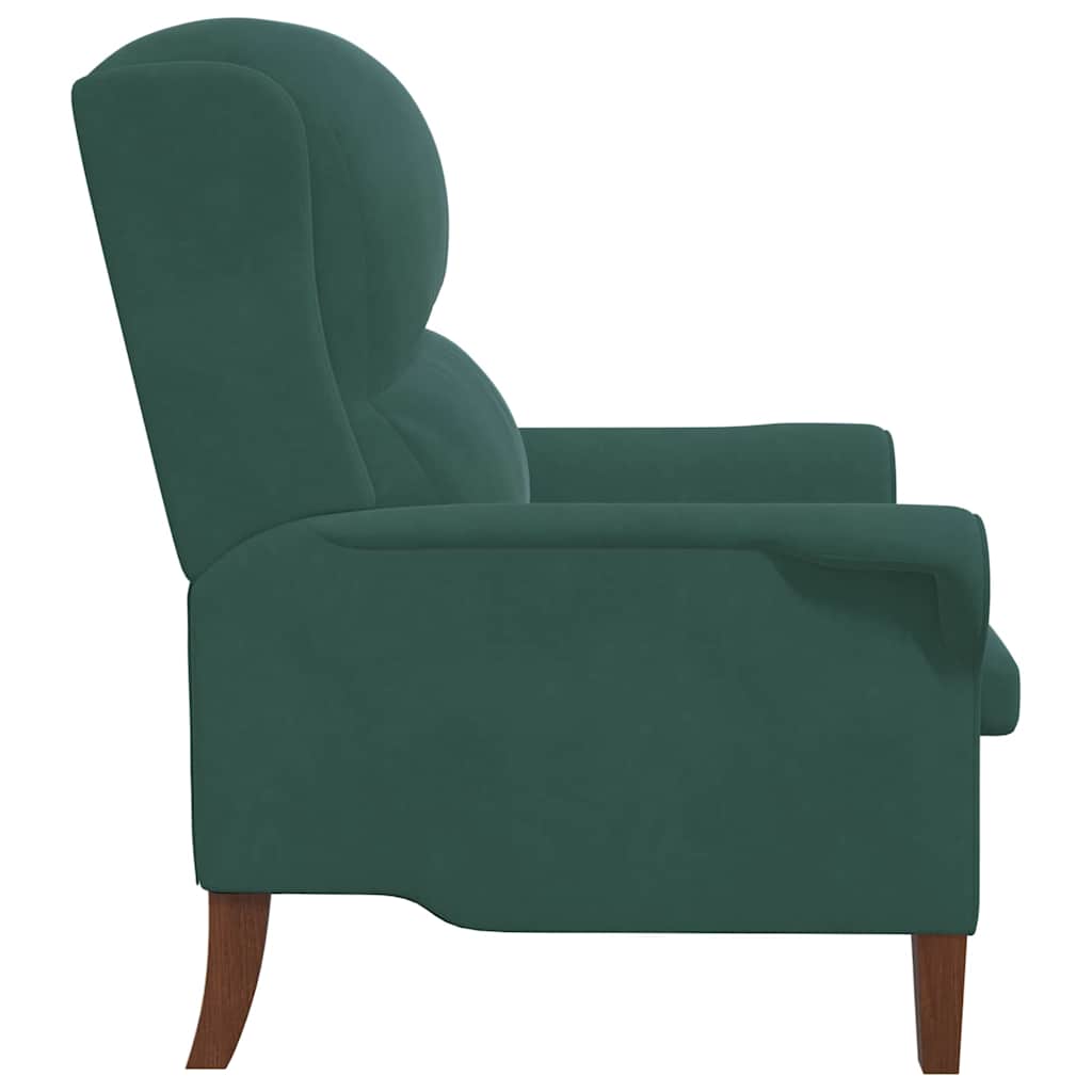 Fauteuil Donkergroen Fluweel is nu te koop bij PeponiXL, paradijselijk wonen!