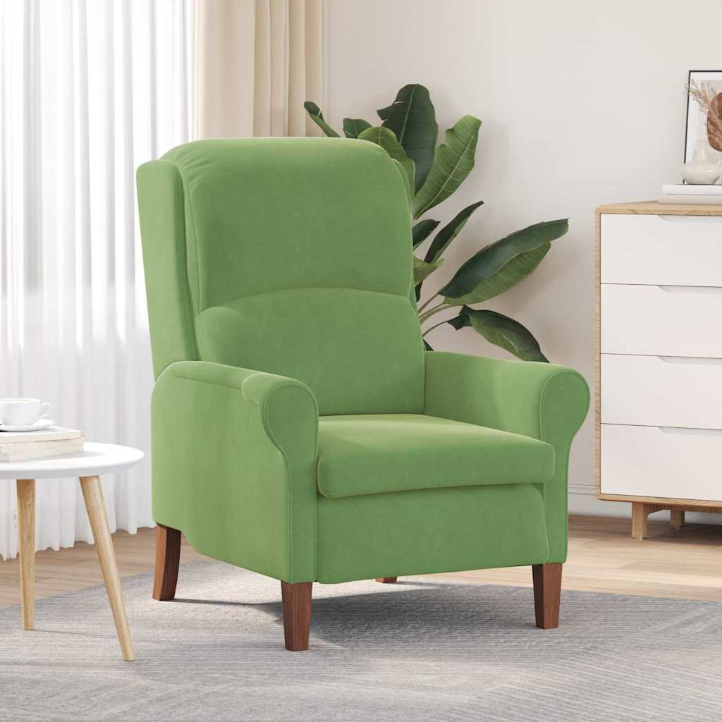 Fauteuil Lichtgroen Fluweel is nu te koop bij PeponiXL, paradijselijk wonen!