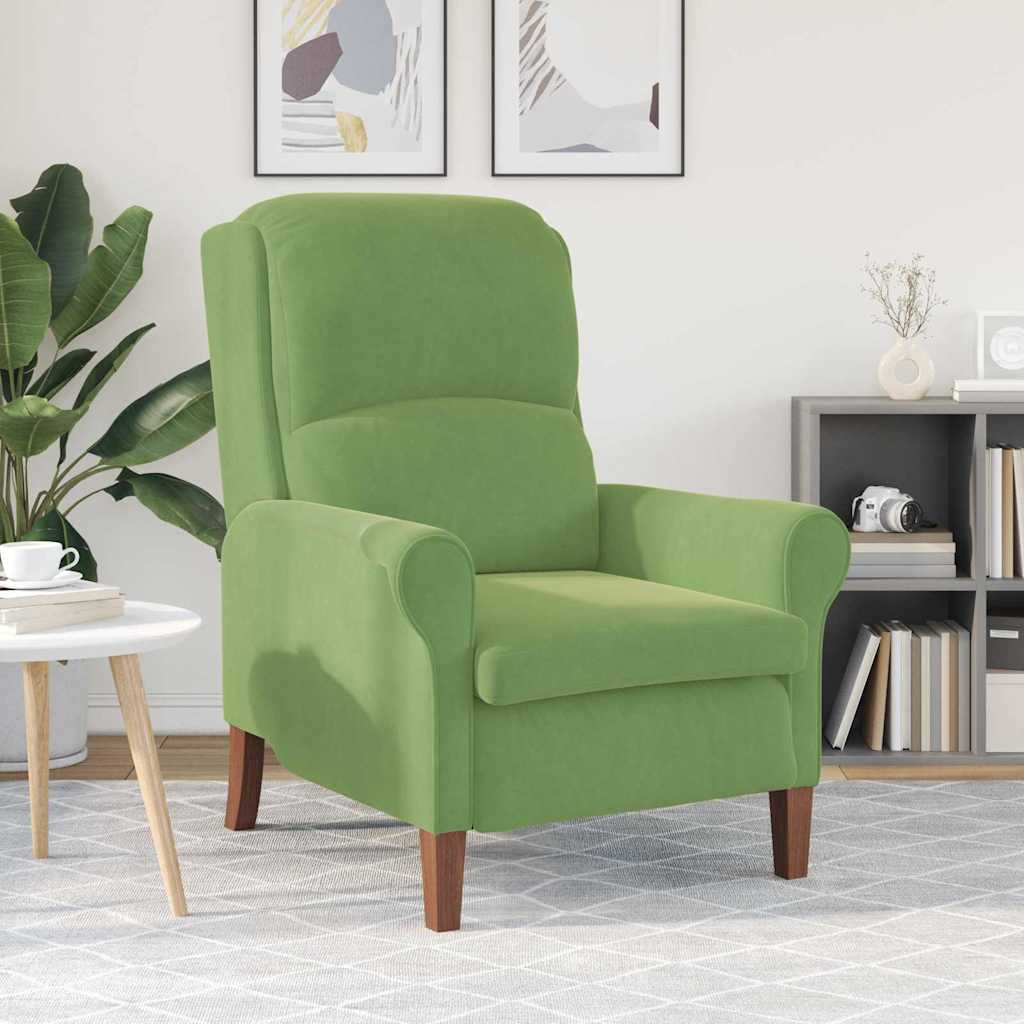 Fauteuil Lichtgroen Fluweel is nu te koop bij PeponiXL, paradijselijk wonen!