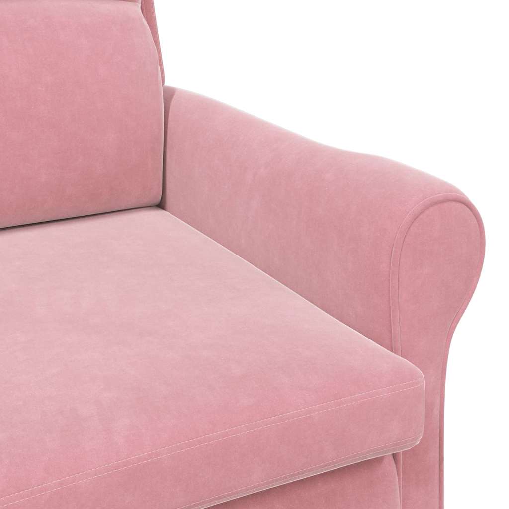 Fauteuil Roze Fluweel is nu te koop bij PeponiXL, paradijselijk wonen!