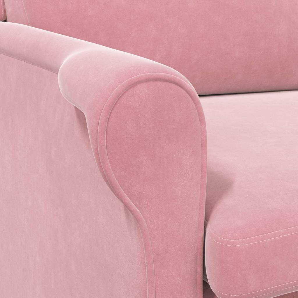 Fauteuil Roze Fluweel is nu te koop bij PeponiXL, paradijselijk wonen!