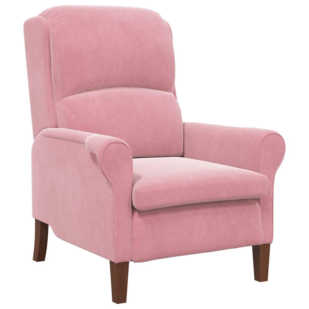 Fauteuil Roze Fluweel is nu te koop bij PeponiXL, paradijselijk wonen!