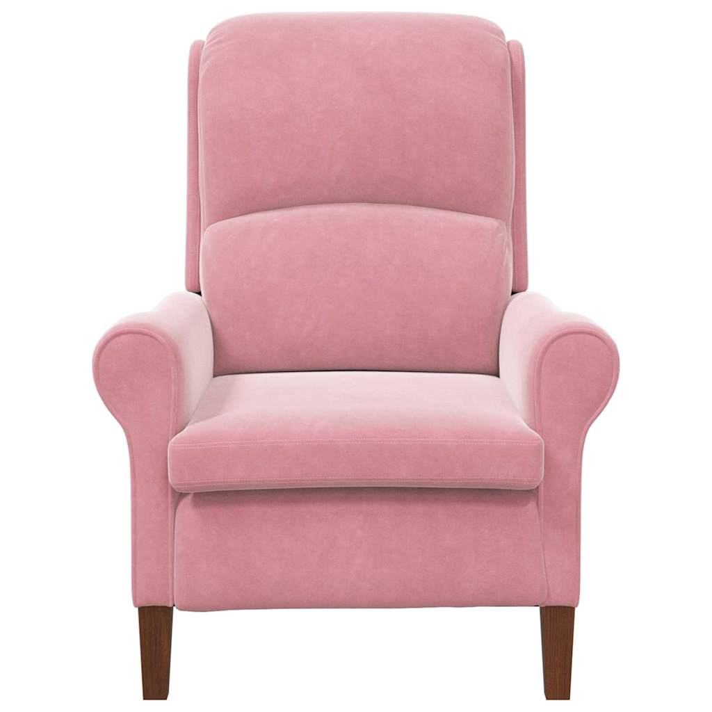 Fauteuil Roze Fluweel is nu te koop bij PeponiXL, paradijselijk wonen!