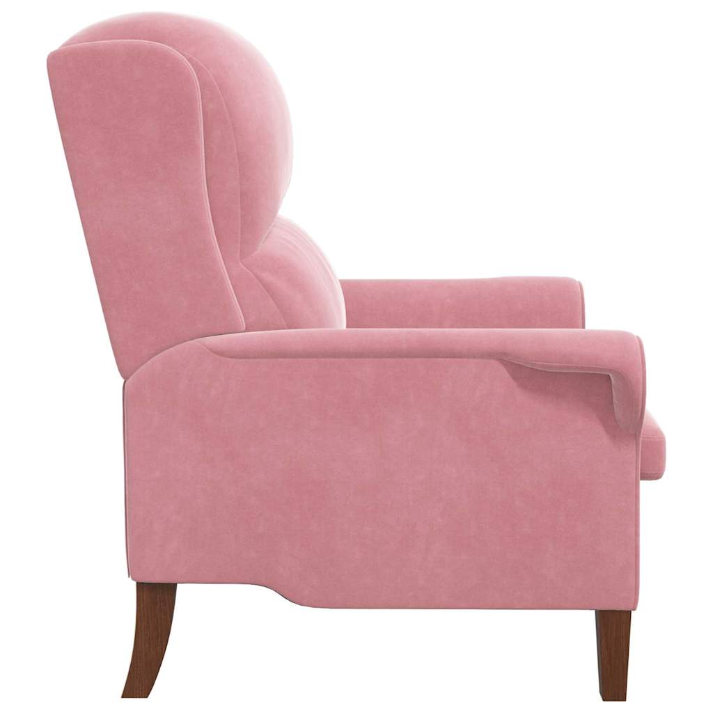 Fauteuil Roze Fluweel is nu te koop bij PeponiXL, paradijselijk wonen!