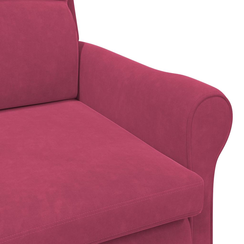 Fauteuil Wijnrood Fluweel is nu te koop bij PeponiXL, paradijselijk wonen!