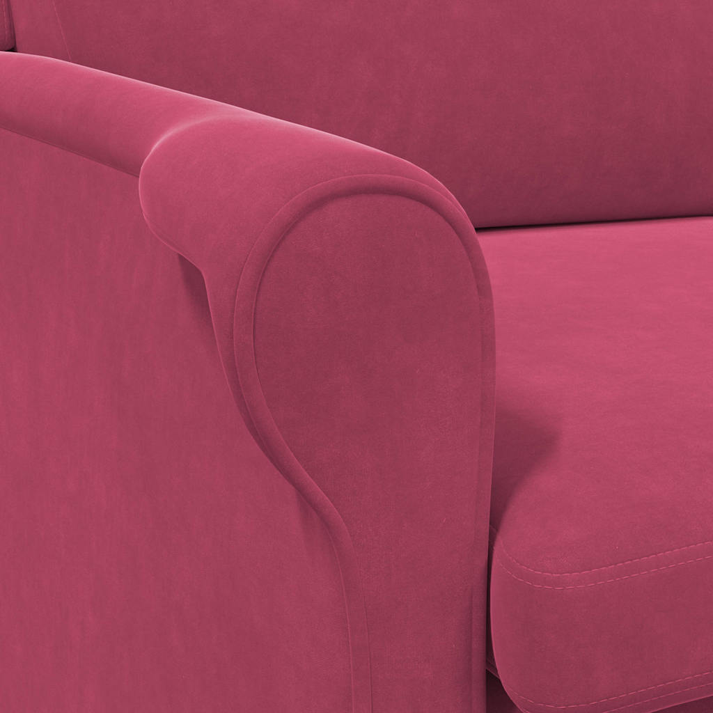 Fauteuil Wijnrood Fluweel is nu te koop bij PeponiXL, paradijselijk wonen!