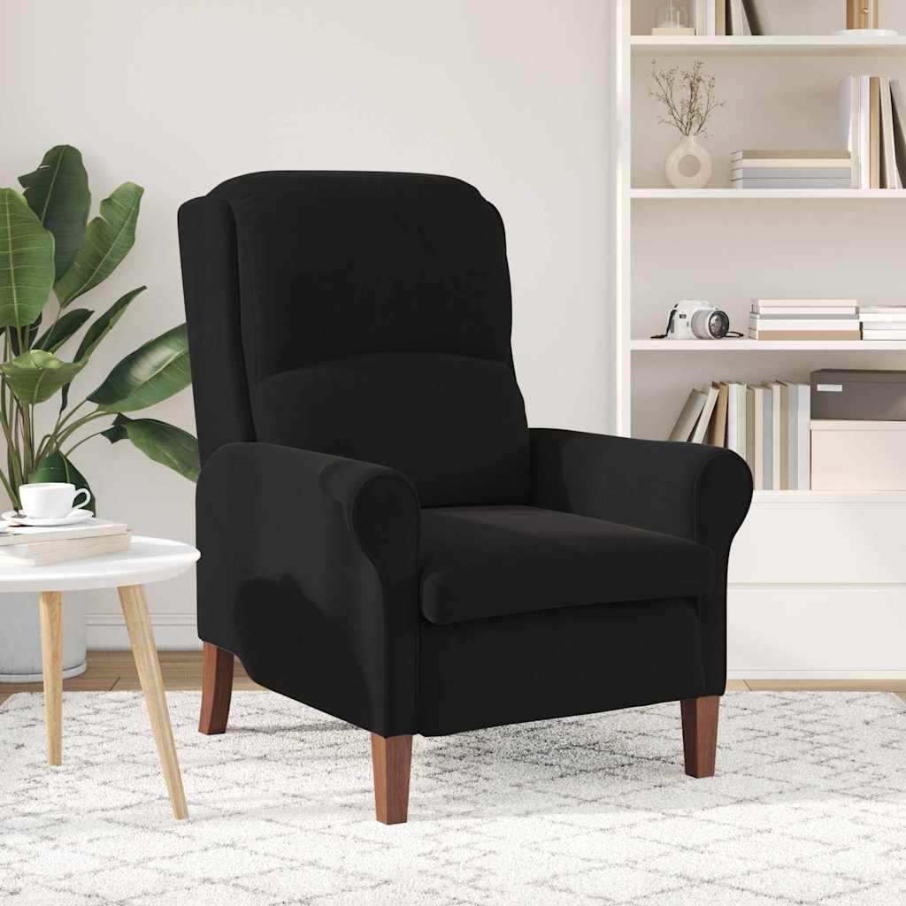 Fauteuil Zwart Fluweel is nu te koop bij PeponiXL, paradijselijk wonen!