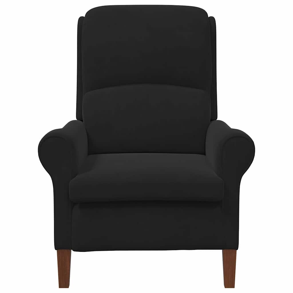 Fauteuil Zwart Fluweel is nu te koop bij PeponiXL, paradijselijk wonen!