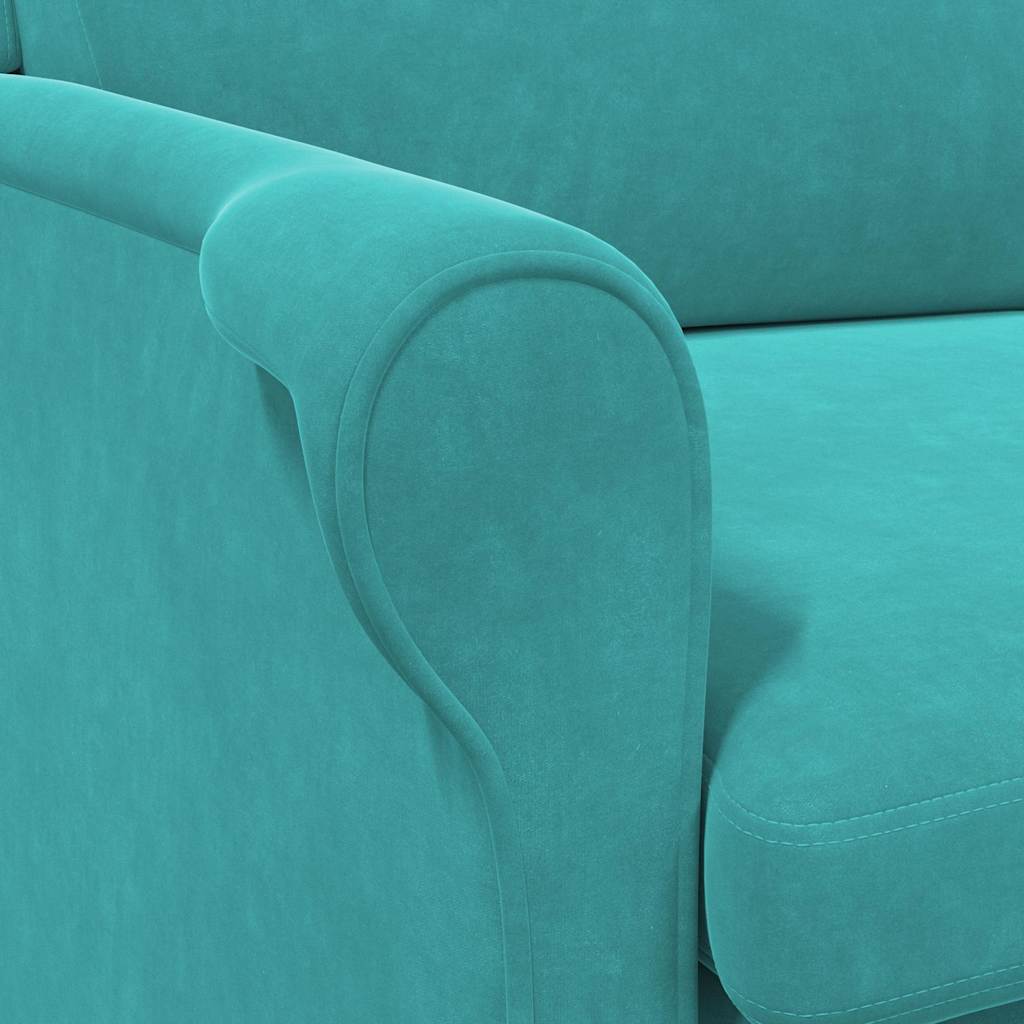 Fauteuil Turquoise Fluweel is nu te koop bij PeponiXL, paradijselijk wonen!