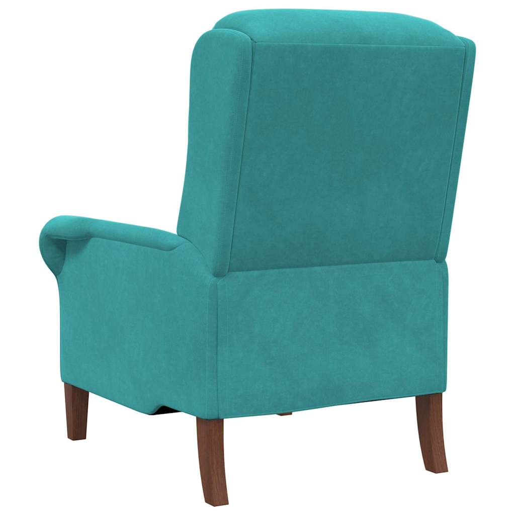 Fauteuil Turquoise Fluweel is nu te koop bij PeponiXL, paradijselijk wonen!