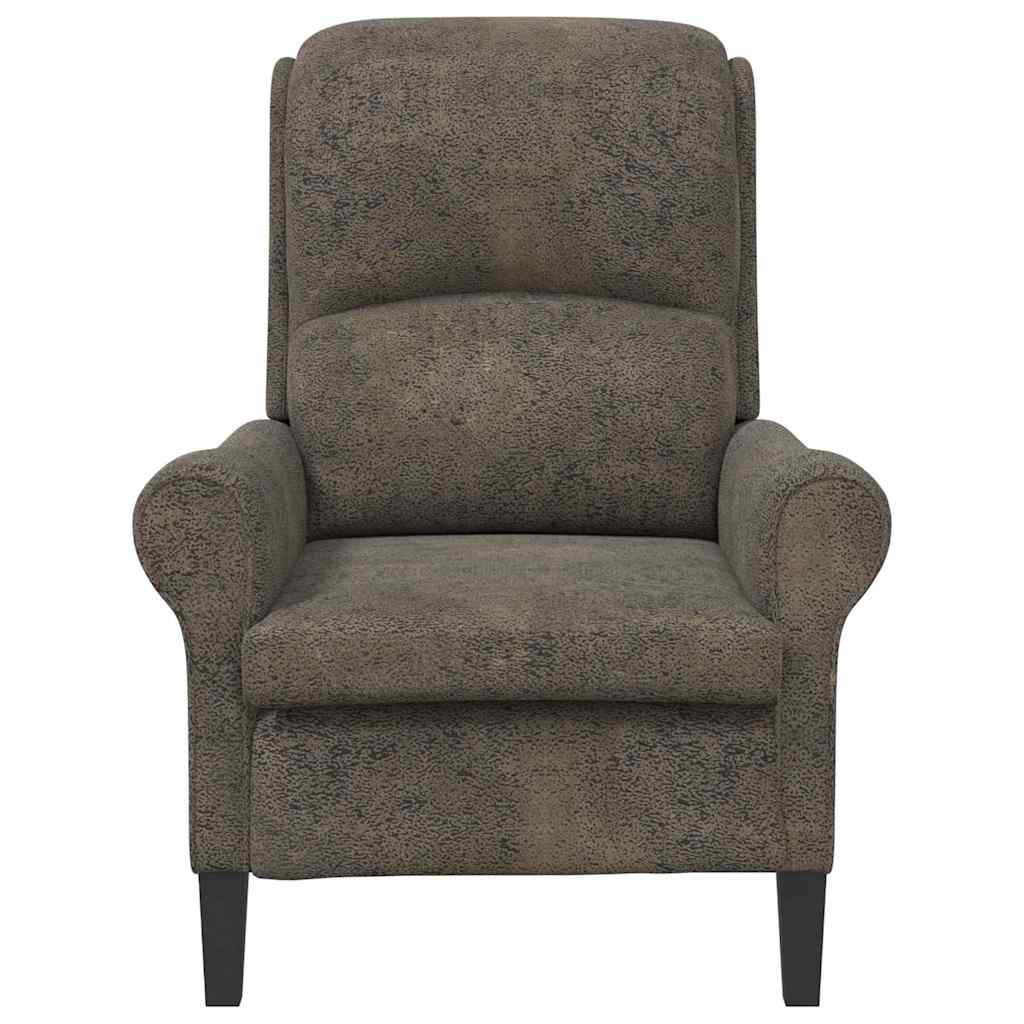 Fauteuil Donkergrijs Nep Leer is nu te koop bij PeponiXL, paradijselijk wonen!