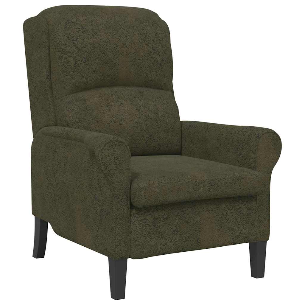 Fauteuil Leger groen Nep Leer is nu te koop bij PeponiXL, paradijselijk wonen!