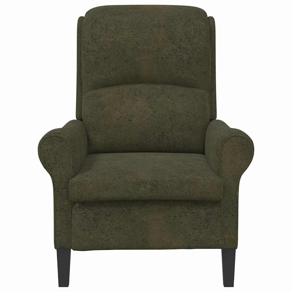 Fauteuil Leger groen Nep Leer is nu te koop bij PeponiXL, paradijselijk wonen!