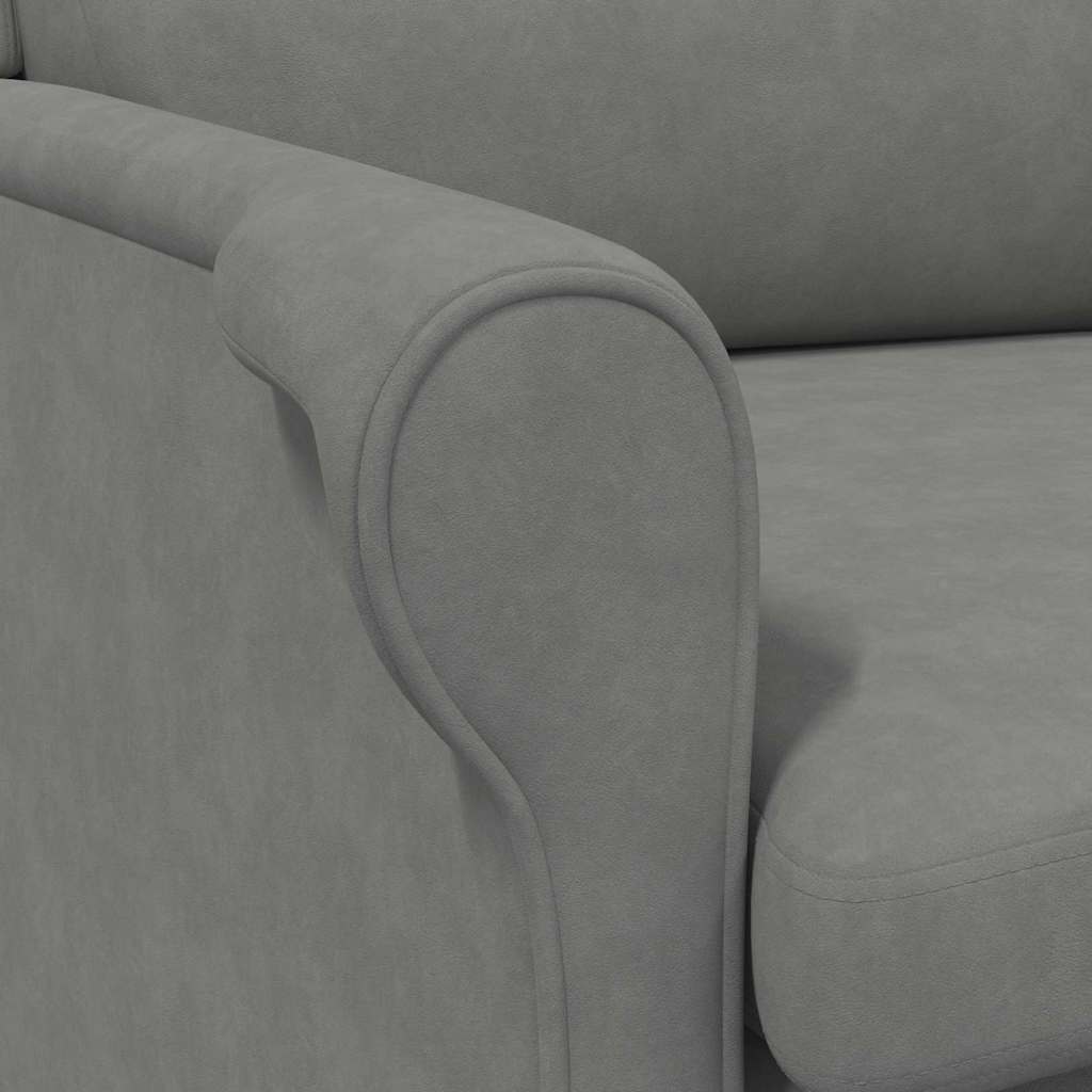 Fauteuil Donkergrijs 76 x 94 x 102 cm Microvezel is nu te koop bij PeponiXL, paradijselijk wonen!