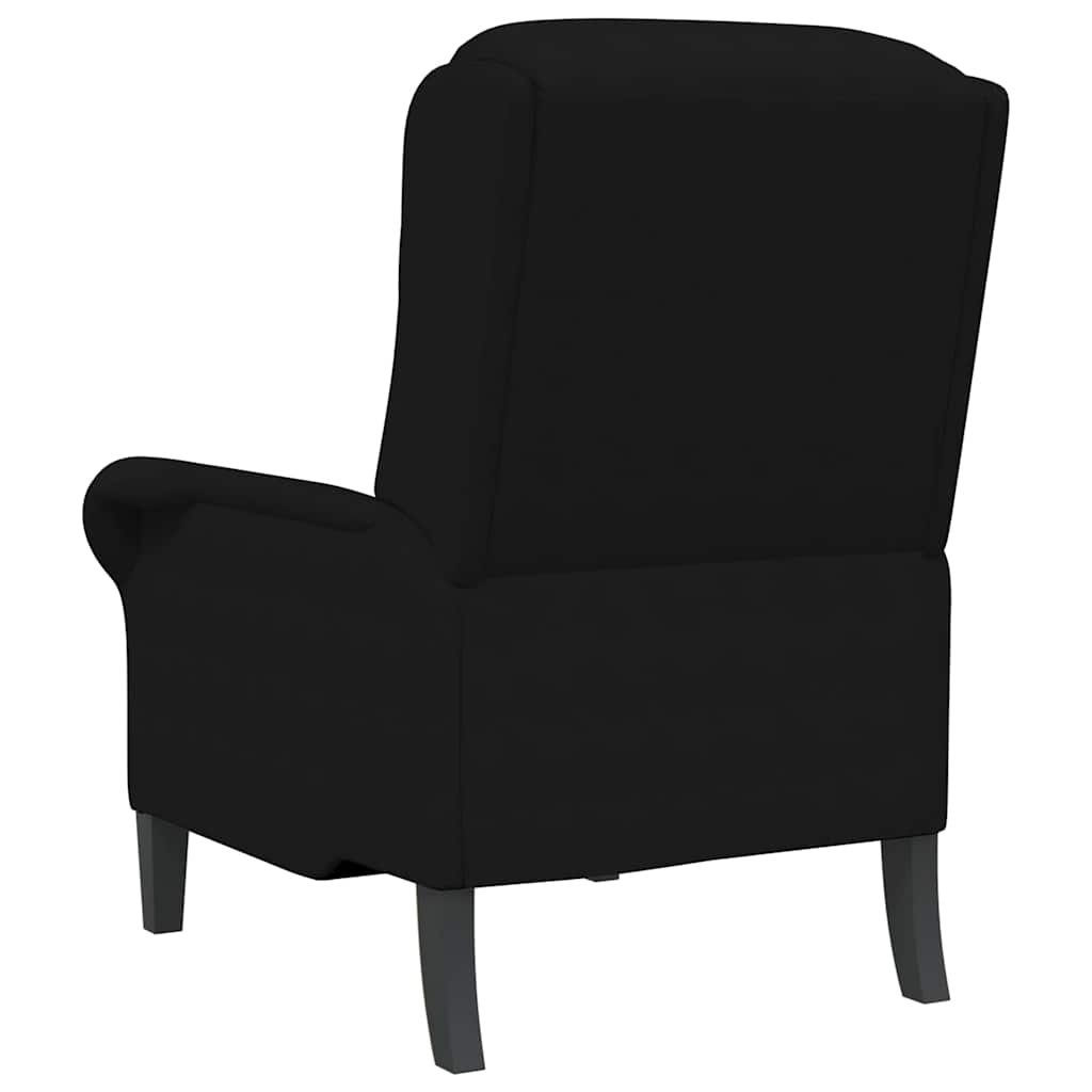 Fauteuil Zwart 76 x 94 x 102 cm Microvezel is nu te koop bij PeponiXL, paradijselijk wonen!