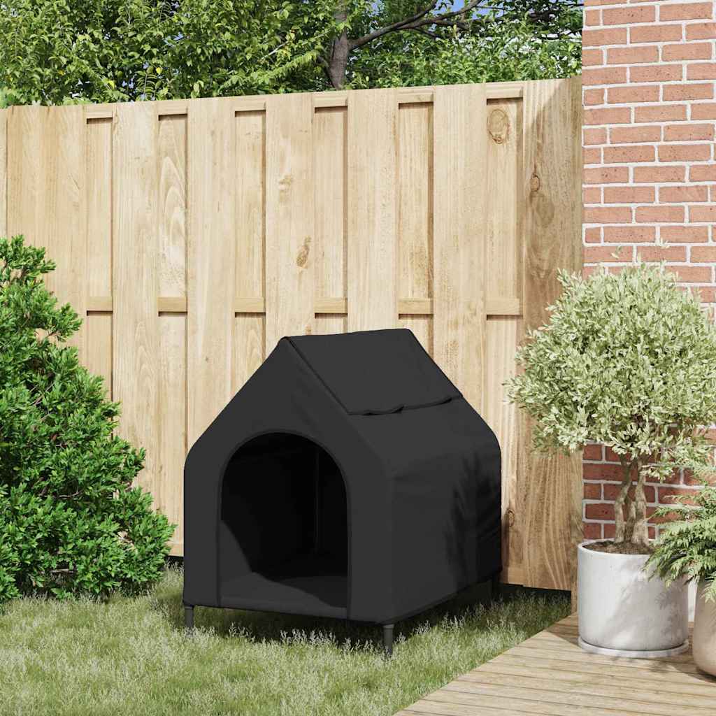 Huis voor Huisdieren Zwart 90 x 65 x 83 cm Staal is nu te koop bij PeponiXL, paradijselijk wonen!