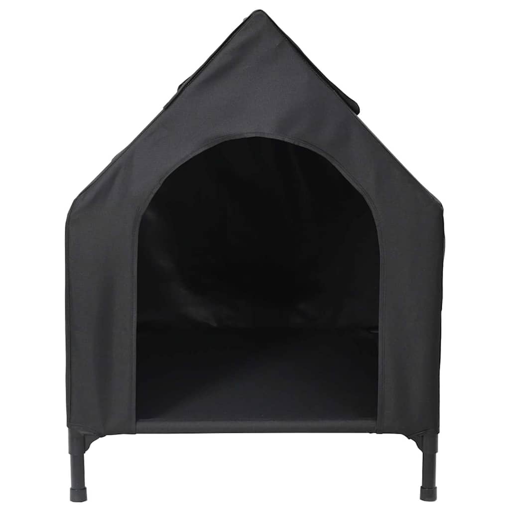 Huis voor Huisdieren Zwart 90 x 65 x 83 cm Staal is nu te koop bij PeponiXL, paradijselijk wonen!