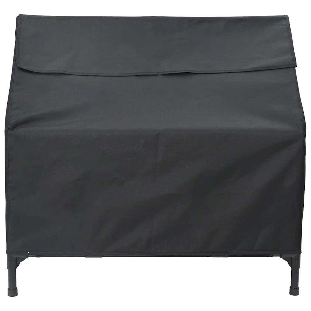 Huis voor Huisdieren Zwart 90 x 65 x 83 cm Staal is nu te koop bij PeponiXL, paradijselijk wonen!