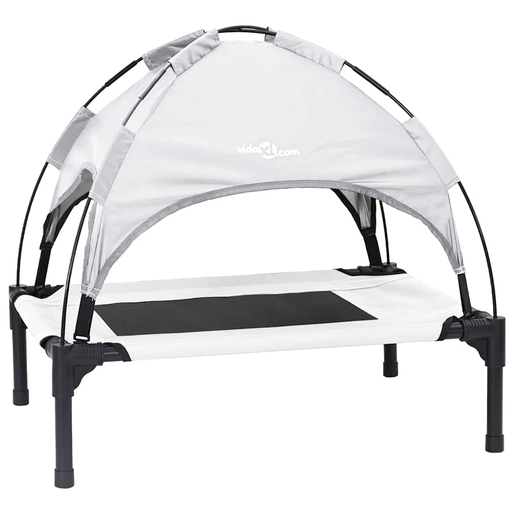 Hondenbed Zilvergrijs 62 x 48 x 61 cm Staal is nu te koop bij PeponiXL, paradijselijk wonen!