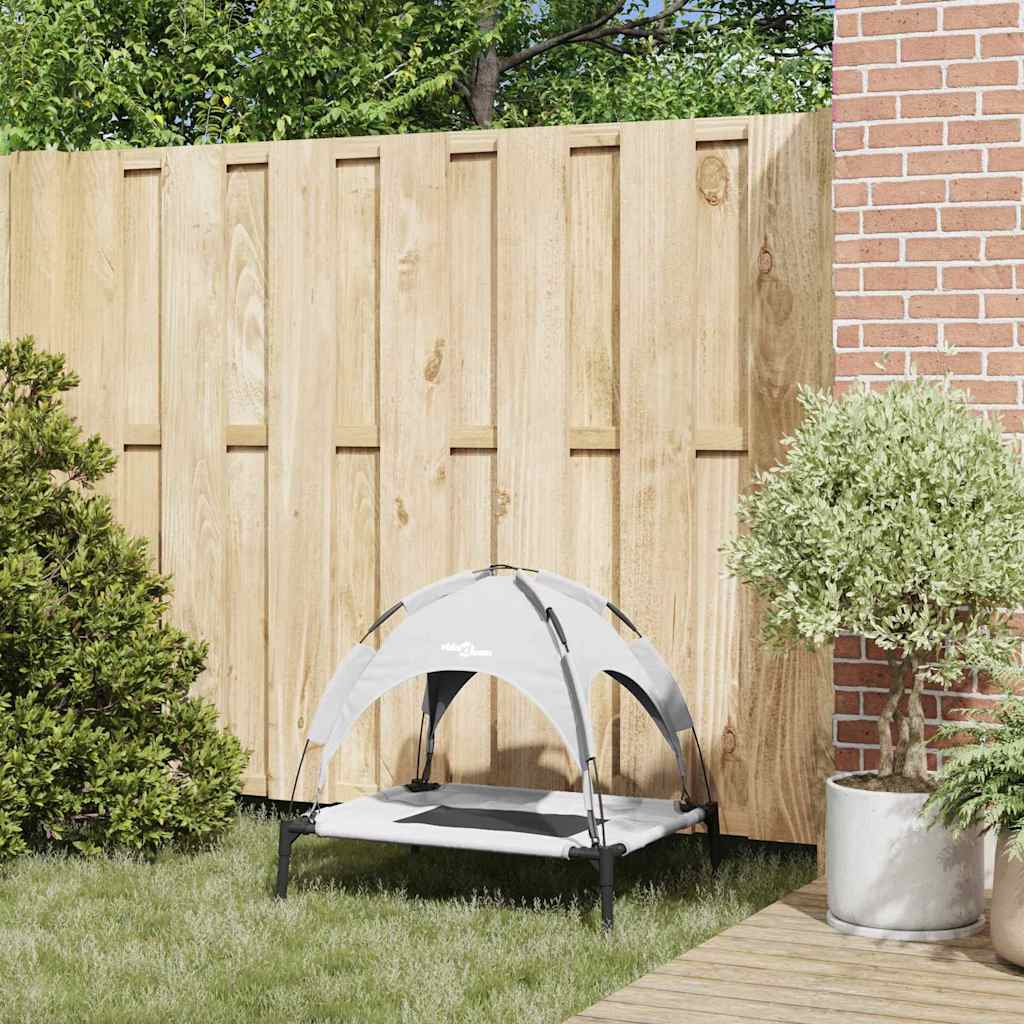 Hondenbed Zilvergrijs 76 x 62 x 70,5 cm Staal is nu te koop bij PeponiXL, paradijselijk wonen!