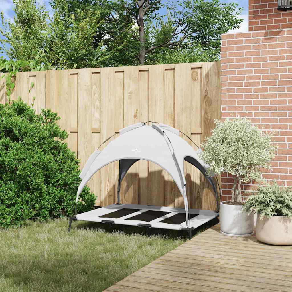 Hondenbed Zilvergrijs 122 x 93 x 106,5 cm Staal is nu te koop bij PeponiXL, paradijselijk wonen!