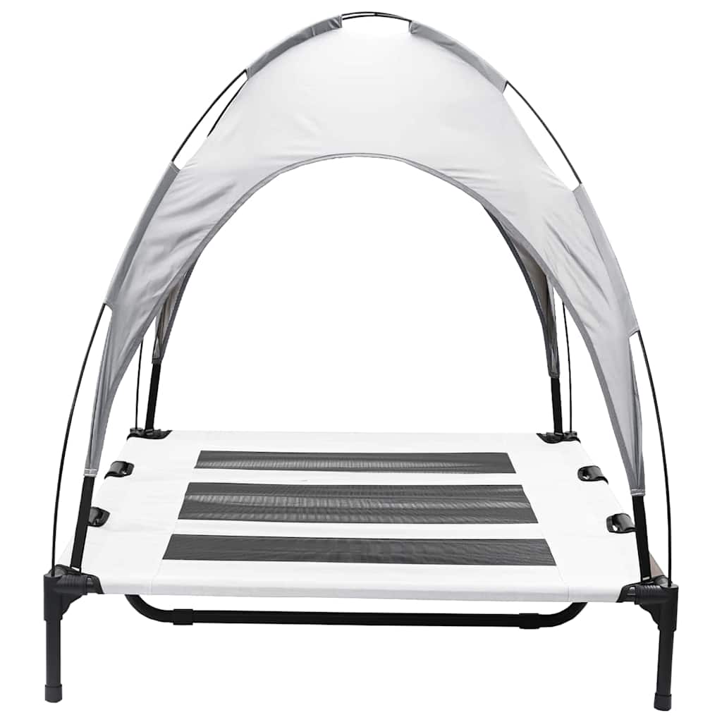 Hondenbed Zilvergrijs 122 x 93 x 106,5 cm Staal is nu te koop bij PeponiXL, paradijselijk wonen!