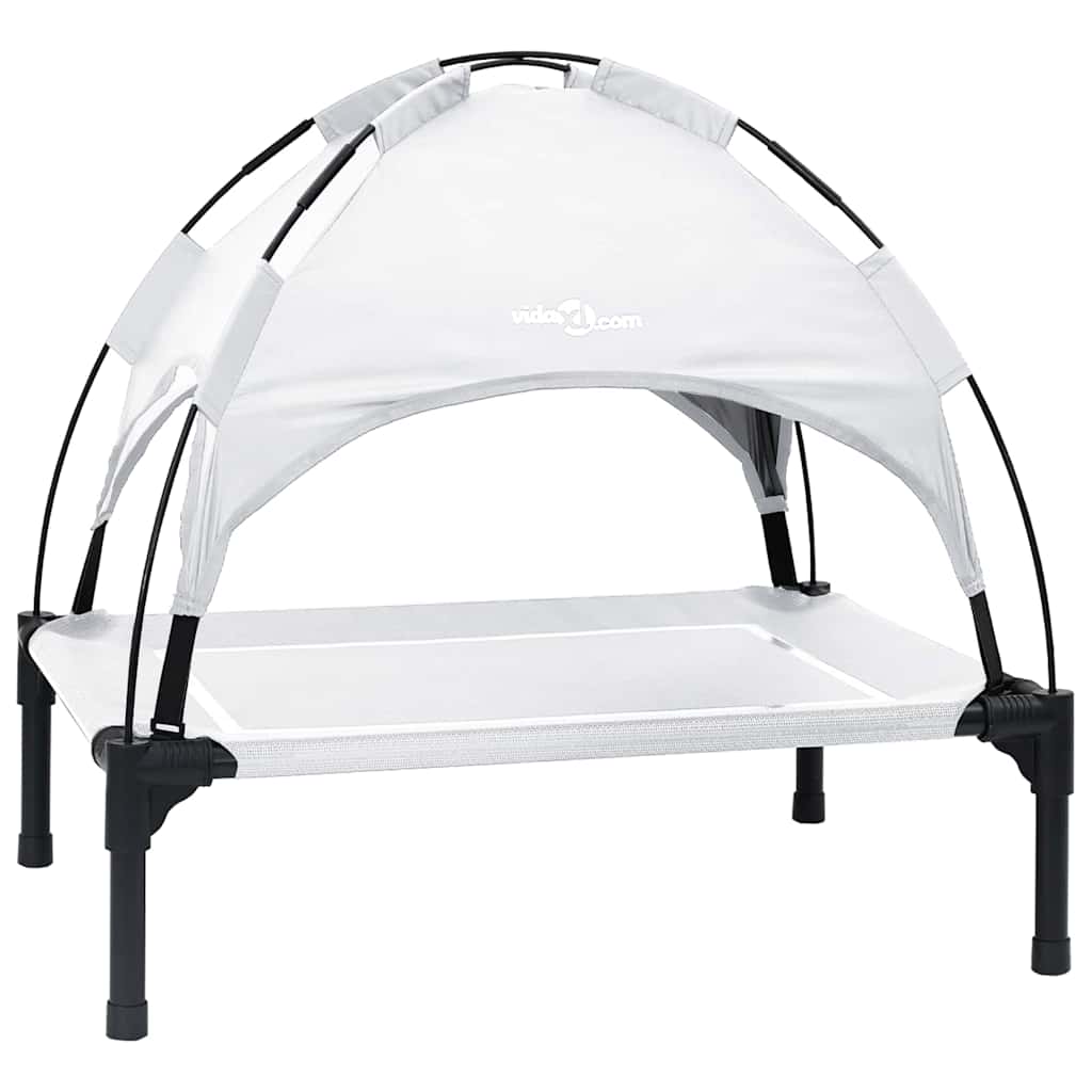 Hondenbed Zilvergrijs 63 x 49,5 x 60 cm Staal is nu te koop bij PeponiXL, paradijselijk wonen!