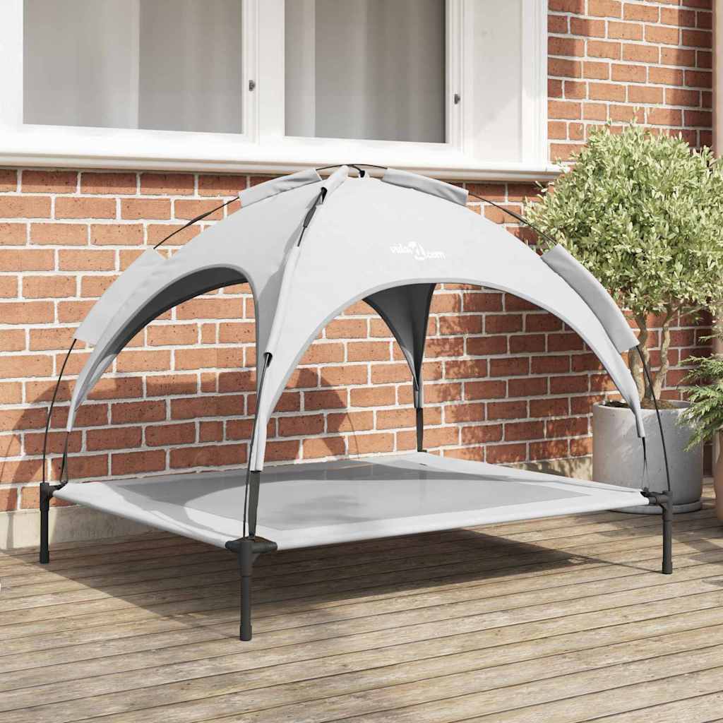 Hondenbed Zilvergrijs 104 x 86 x 84,5 cm Staal is nu te koop bij PeponiXL, paradijselijk wonen!