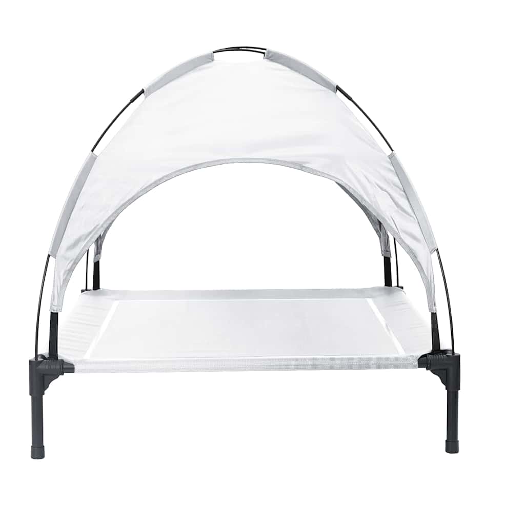 Hondenbed Zilvergrijs 104 x 86 x 84,5 cm Staal is nu te koop bij PeponiXL, paradijselijk wonen!