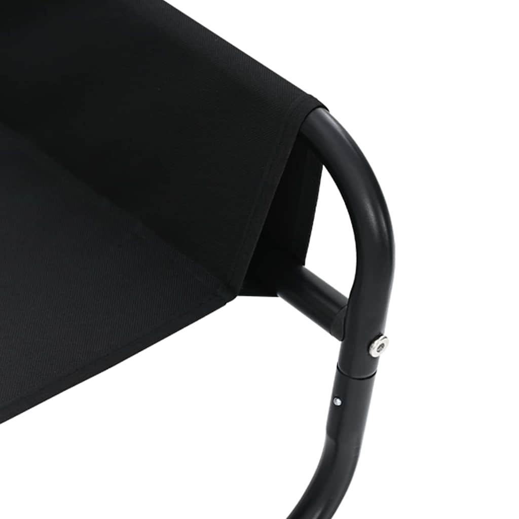 Hondenbed Zwart 75 x 75 x 30 cm Staal is nu te koop bij PeponiXL, paradijselijk wonen!