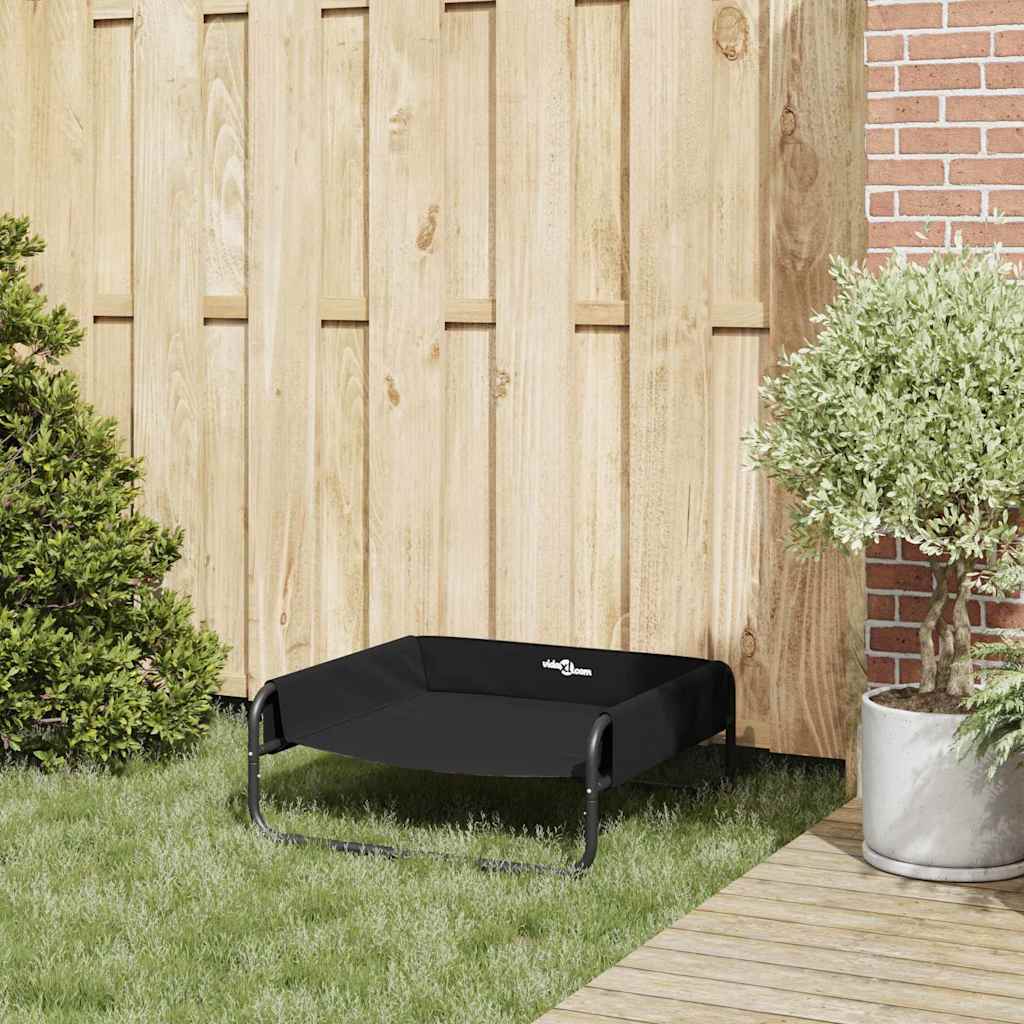 Hondenbed Zwart 75 x 75 x 30 cm Staal is nu te koop bij PeponiXL, paradijselijk wonen!